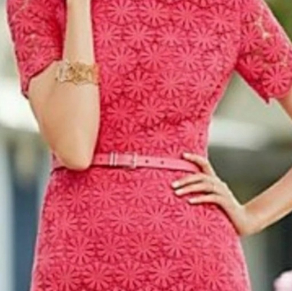 Talbots Lace Overlay Dress Size 6 - NWT